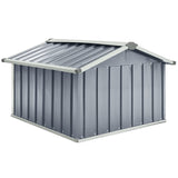 Garden Robot Lawnmower Shed 92x97x63 cm Galvanised Steel Grey