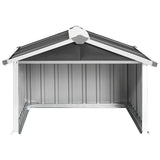 Garden Robot Lawnmower Shed 92x97x63 cm Galvanised Steel Anthracite