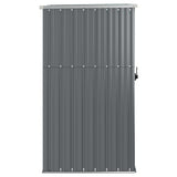 Garden Tool Shed Grey 88x89x161 cm Galvanised Steel