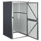 Garden Tool Shed Anthracite 88x89x161 cm Galvanised Steel