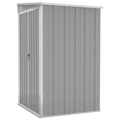 Wall-mounted Garden Shed Grey 118x100x178 cm Galvanised Steel