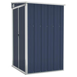 Wall-mounted Garden Shed Anthracite 118x100x178 cm Steel