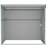 Wall-mounted Garden Shed Green 118x194x178 cm Galvanised Steel