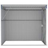 Wall-mounted Garden Shed Grey 118x194x178 cm Galvanised Steel