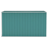 Wall-mounted Garden Shed Green 118x288x178 cm Galvanised Steel