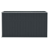 Wall-mounted Garden Shed Anthracite 118x288x178 cm Steel