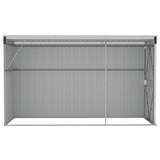 Wall-mounted Garden Shed Anthracite 118x288x178 cm Steel