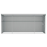 Wall-mounted Garden Shed Green 118x382x178 cm Galvanised Steel