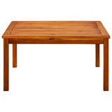 Garden Coffee Table 85x85x45 cm Solid Acacia Wood