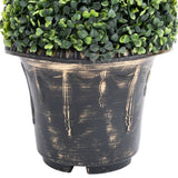 Artificial Boxwood Spiral Plant with Pot Green 100 cm