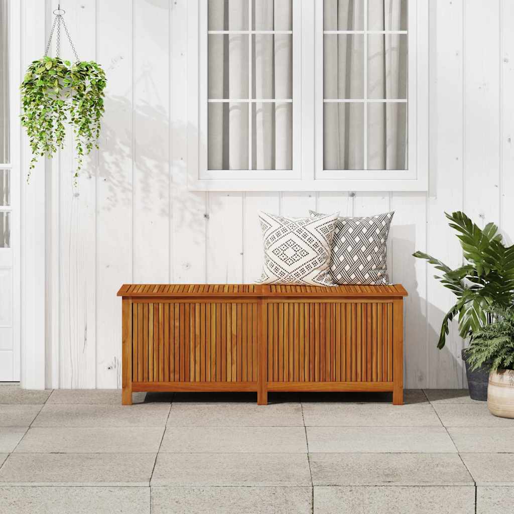 Garden Storage Box 150x50x58 cm Solid Acacia Wood