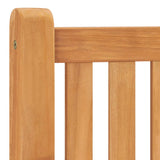 vidaXL Garden Bench 114 cm Solid Teak Wood