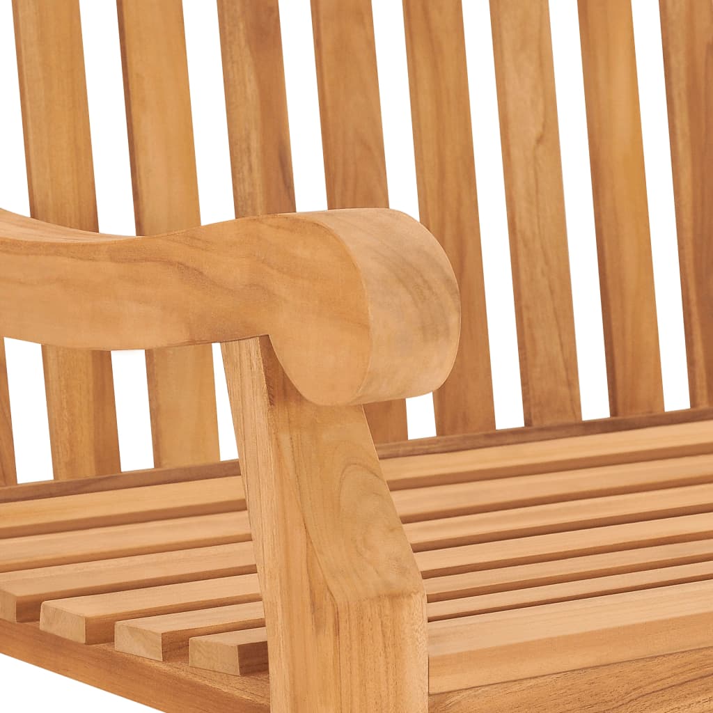 vidaXL Garden Bench 114 cm Solid Teak Wood