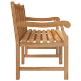vidaXL Garden Bench 150 cm Solid Teak Wood
