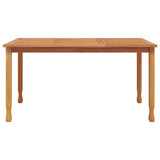 Garden Dining Table 150x90x75 cm Solid Wood Teak