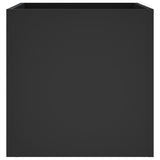 Planter Box Black 40x40x40 cm Engineered Wood