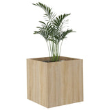 Planter Box Sonoma Oak 40x40x40 cm Engineered Wood