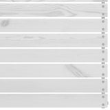 3 Piece Garden Lounge Set Solid Pinewood White