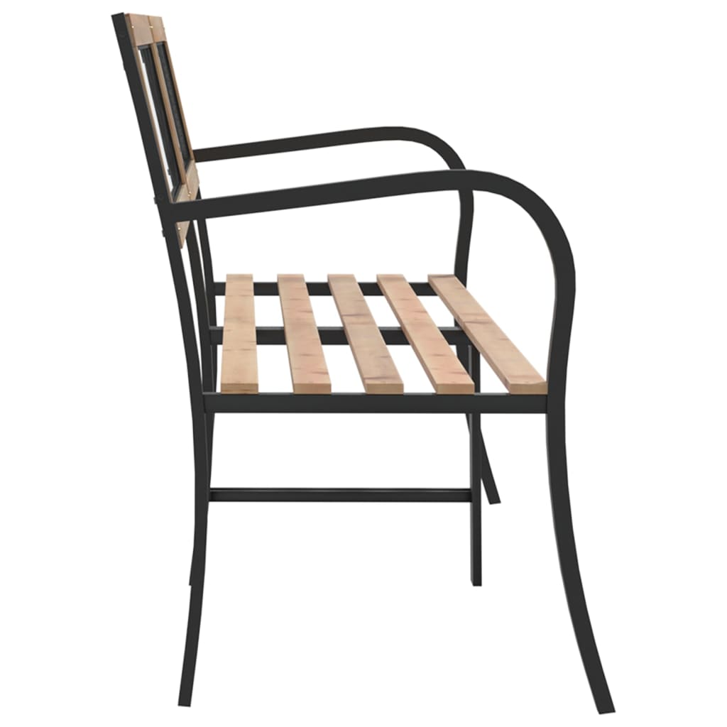 vidaXL Twin Garden Bench 238 cm Chinese Fir Wood