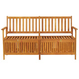Storage Bench 148 cm Solid Wood Acacia