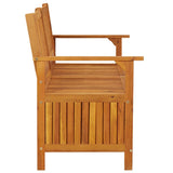 Storage Bench 148 cm Solid Wood Acacia