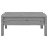 5 Piece Garden Lounge Set Grey Solid Pinewood