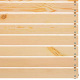 6 Piece Garden Lounge Set Solid Pinewood