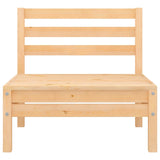 6 Piece Garden Lounge Set Solid Pinewood