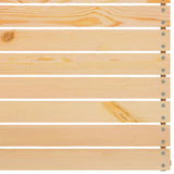 6 Piece Garden Lounge Set Solid Pinewood