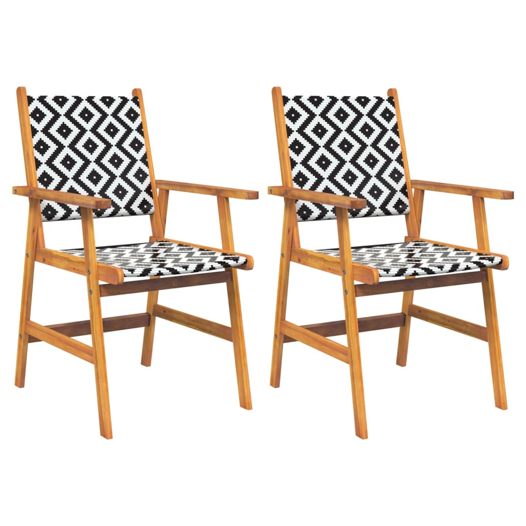 3 Piece Garden Dining Set Solid Wood Acacia