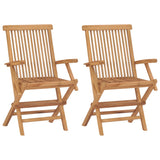 3 Piece Garden Dining Set Solid Wood Teak