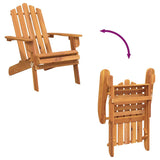 Garden Adirondack Chair Solid Acacia Wood