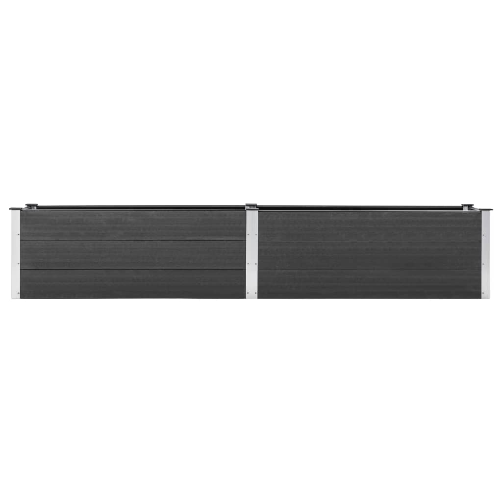 Garden Raised Bed 200x50x54 cm WPC Grey