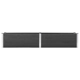 Garden Raised Bed 200x50x54 cm WPC Grey