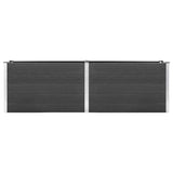Garden Raised Bed 200x100x91 cm WPC Grey