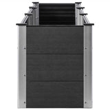 Garden Raised Bed 300x50x54 cm WPC Grey