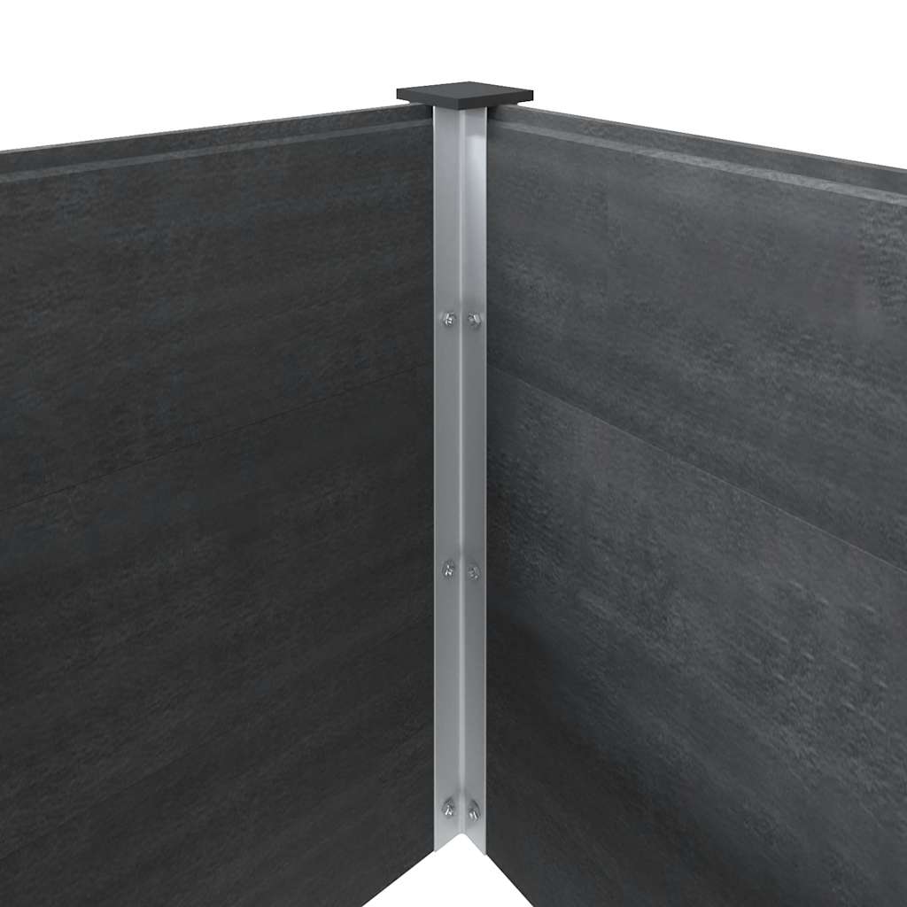 Garden Raised Bed 300x50x54 cm WPC Grey