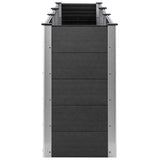 Garden Raised Bed Grey 300x50x91 cm WPC