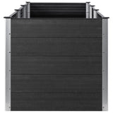 Garden Raised Bed Grey 300x50x91 cm WPC