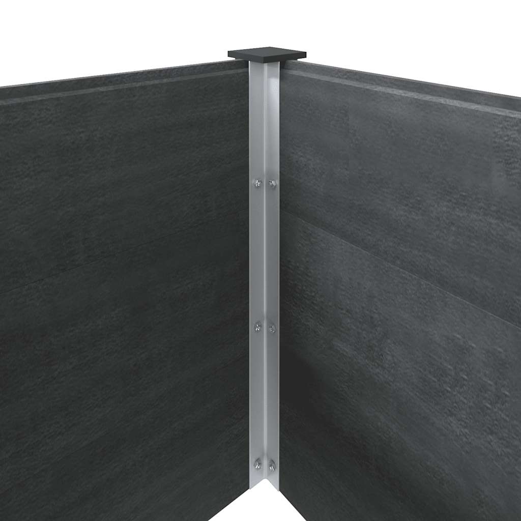 Garden Raised Bed Grey 300x50x91 cm WPC