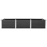 Garden Raised Bed Grey 300x100x54 cm WPC