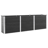 Garden Raised Bed 300x100x91 cm WPC Grey