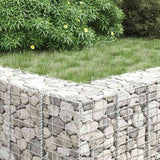 Gabion Raised Beds 3 pcs 30x30x50 cm Iron