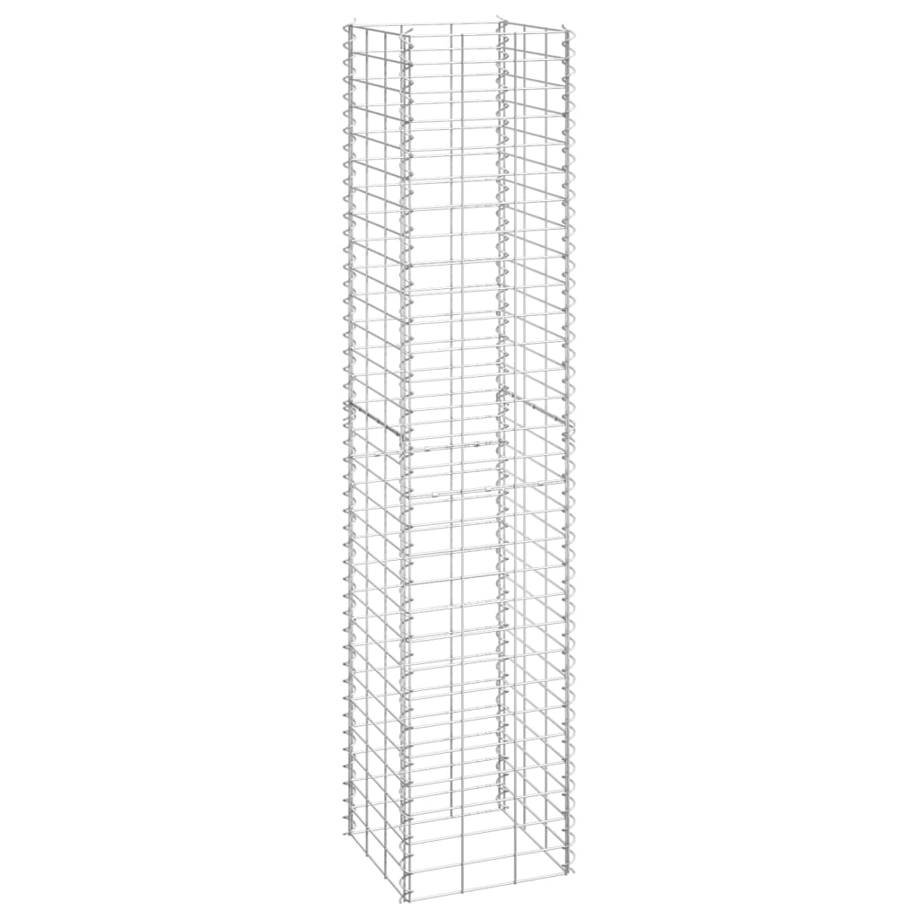 Gabion Raised Beds 3 pcs 30x30x150 cm Iron