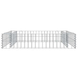 Gabion Raised Bed Galvanised Steel 100x100x20 cm