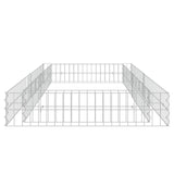 Gabion Raised Bed Galvanised Steel 200x100x20 cm
