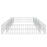 Gabion Raised Bed Galvanised Steel 200x100x20 cm