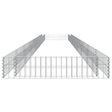 Gabion Raised Bed Galvanised Steel 800x100x20 cm