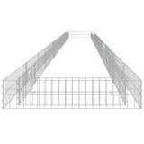 Gabion Raised Bed Galvanised Steel 1000x100x20 cm