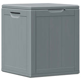 Garden Storage Box 90L Grey PP Wood Look